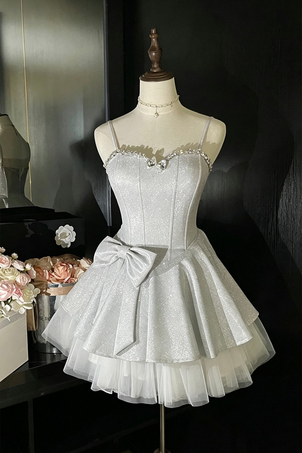 sachin and babi light blue dress ASHLEYlauren Style 12357