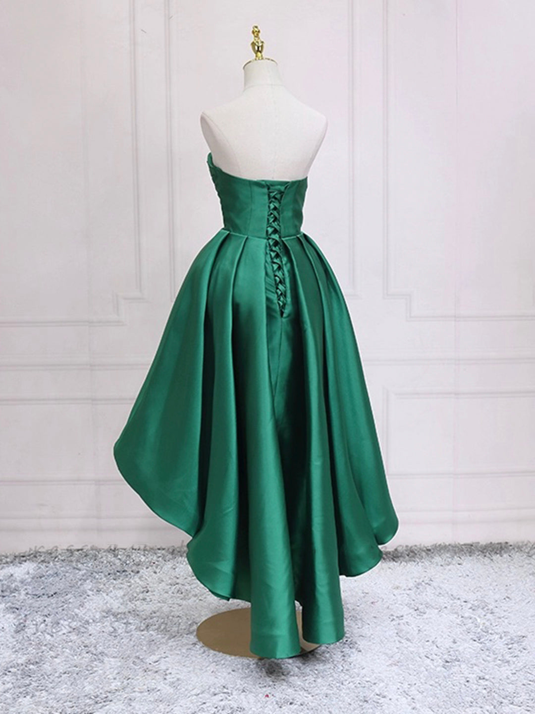 green homecoming dress strapless La Femme Embroidered Mini Homecoming Dress 32639 Sage / 00