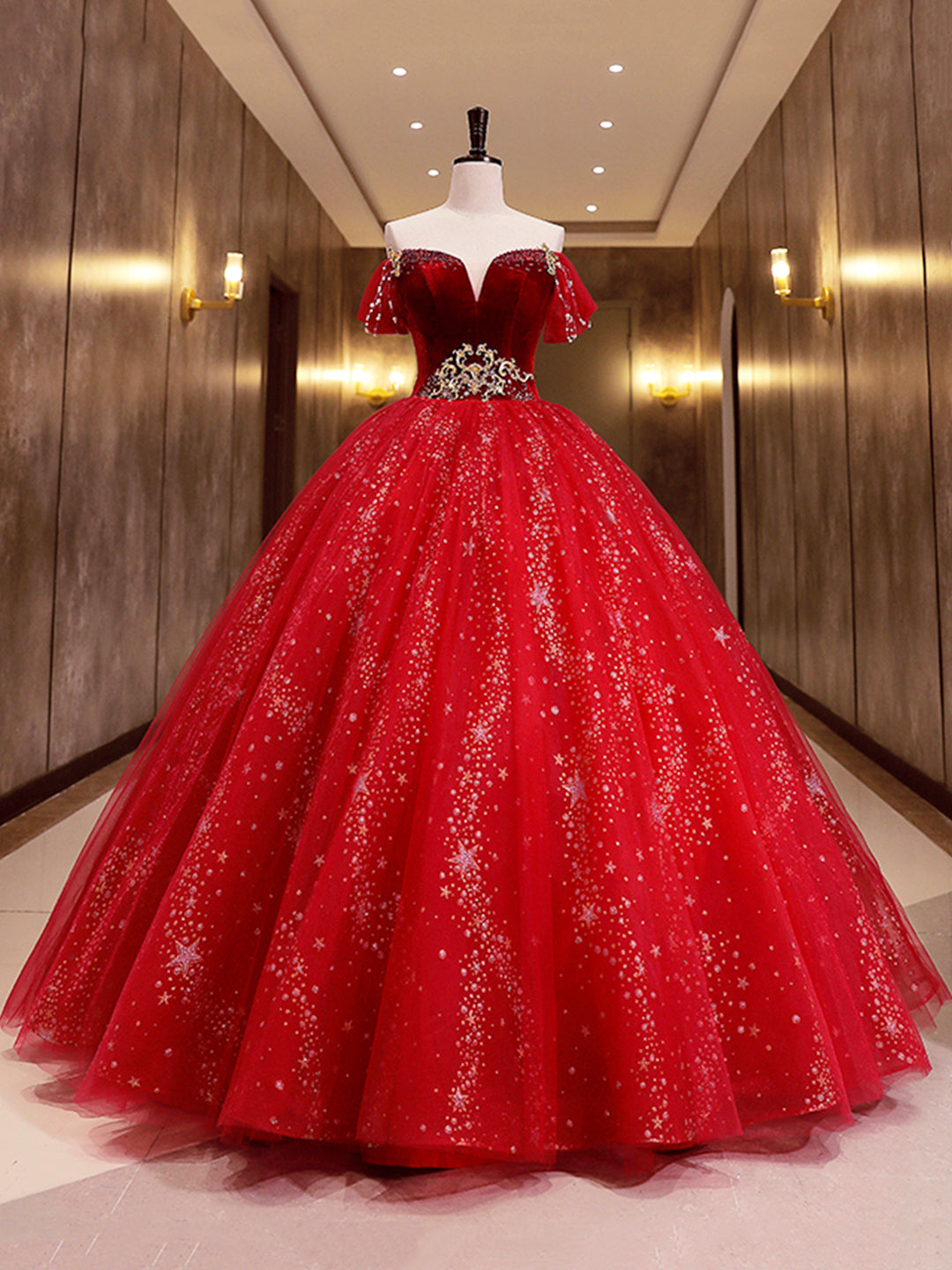 Burgundy Velvet Tulle Long Formal Dress, Burgundy Off Shoulder Prom Dr Loveydress Burgundy Velvet Tulle Long Formal Dress, Burgundy Off Shoulder Prom Dr Loveydress