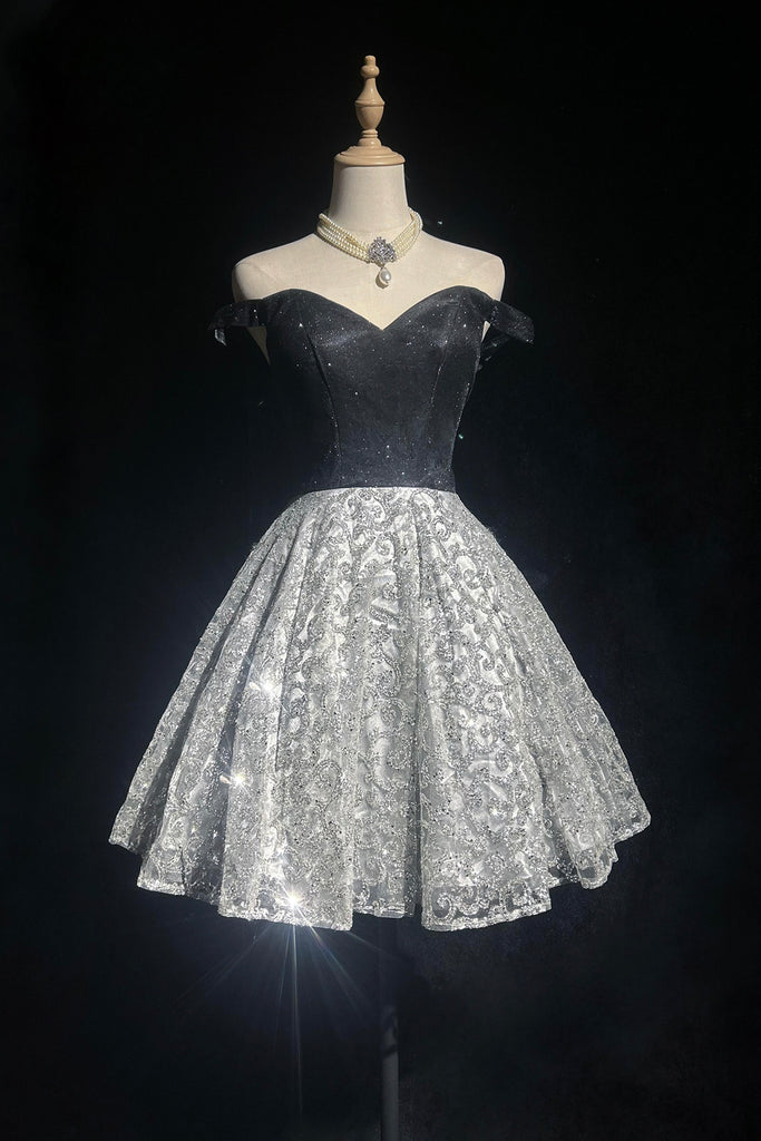 sachin and babi light blue dress Womens 9th Rose Size 14 Black + Silver Sequin Maxi Formal Party Dress(s) main image 0