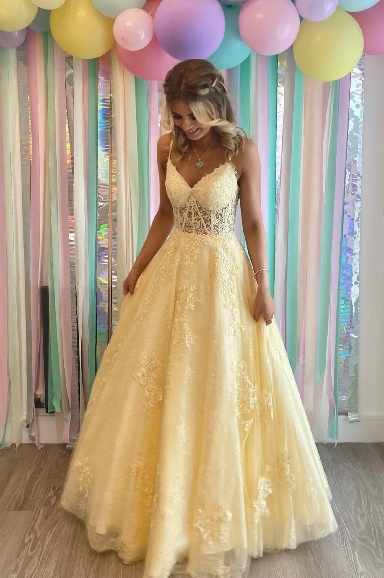 yellow prom dress with date Cross Back Mermaid Long Gown with Attached Train yellow prom dress fg5   formalgowns