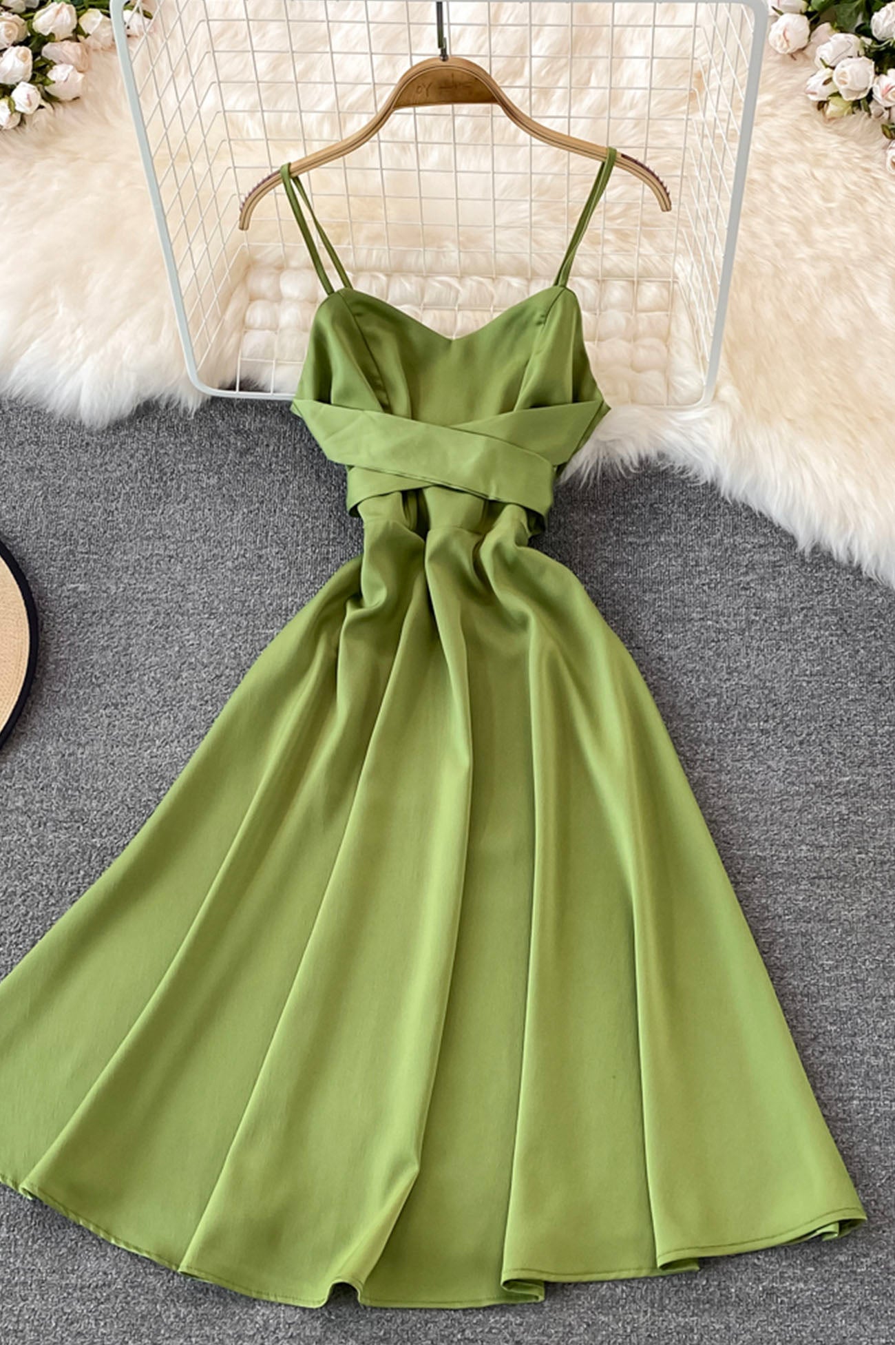 Cute Satin Short Dresses, A-Line Fashion Dresses – Loveydress
