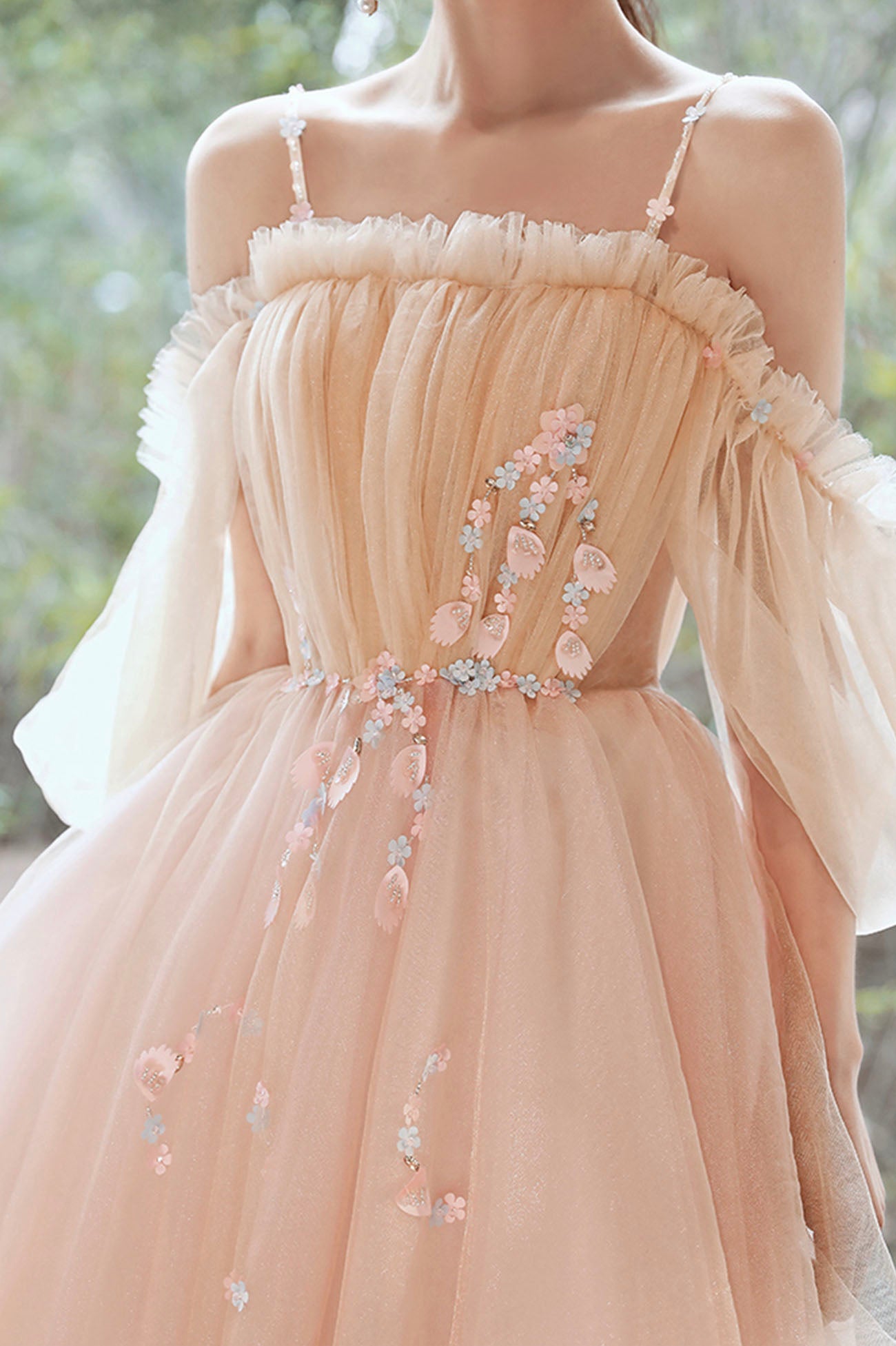 short tulle dresses for prom Off Shoulder A-Line Homecoming Cocktail Dress by LaDivine CD0194 See sheer Ombreprom Homecoming Dress Dark Navy