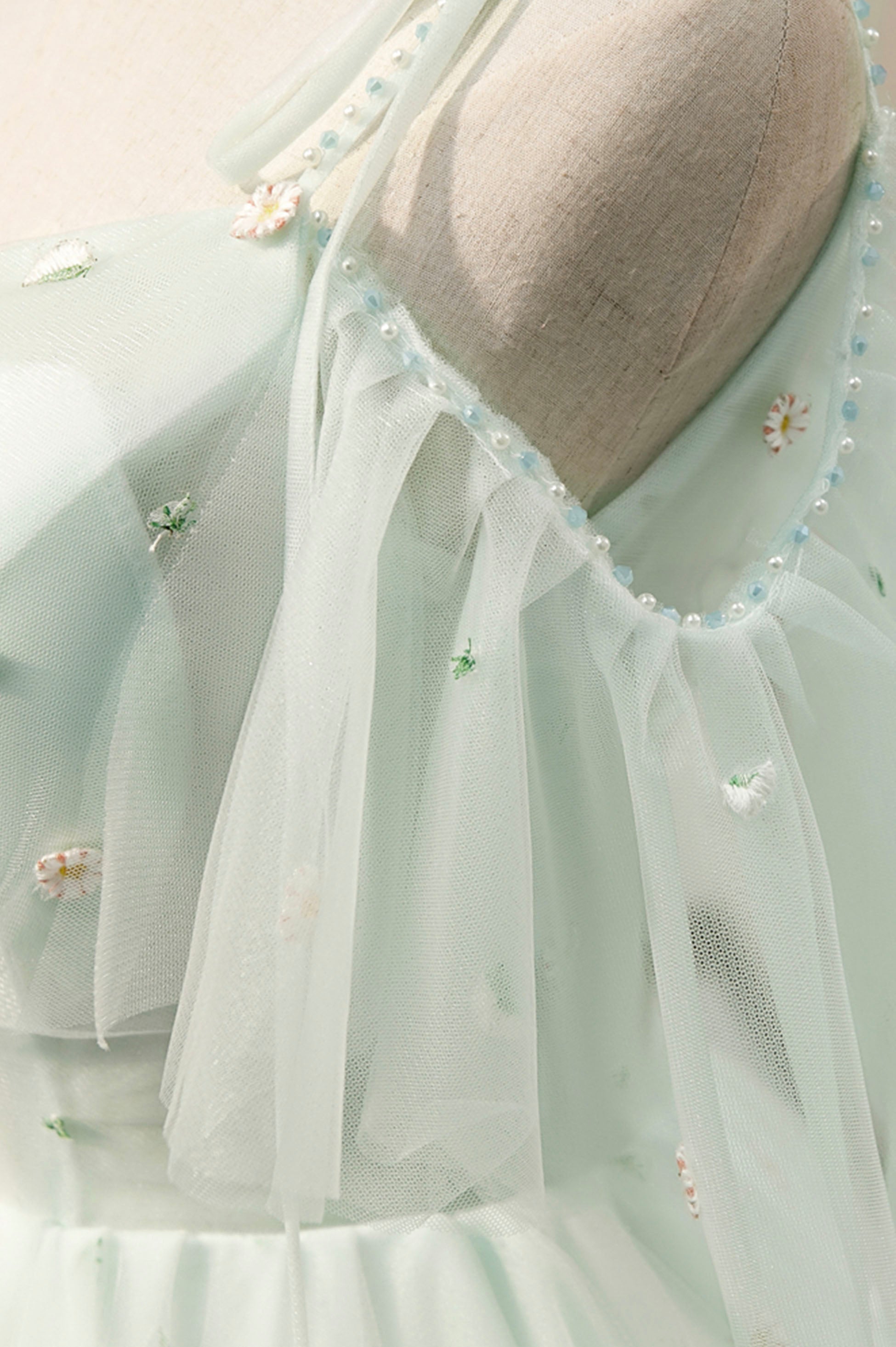 Mint Green Tulle Short Prom Dress, Cute A-Line Party Homecoming Dress Loveydress Mint Green Tulle Short Prom Dress, Cute A-Line Party Homecoming Dress Loveydress